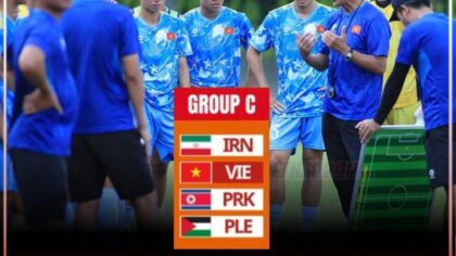 U20 Việt Nam: Lịch thi đấu vòng loại châu Á 2027