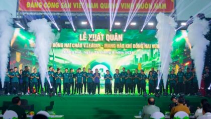Chính thức: Đội bóng mới lên hạng V.League công bố tên gọi mới