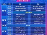 Lịch thi đấu giai đoạn 2 giải bóng chuyền nữ VĐQG 2026