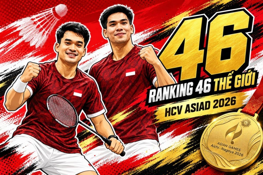 Thắng ngoạn mục, cầu lông Indonesia lại gieo sầu cho Trung Quốc tại ASIAD 2026