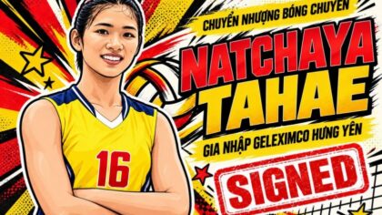 Chính thức: Chủ công Thái Lan cập bến giải bóng chuyền VĐQG Việt Nam
